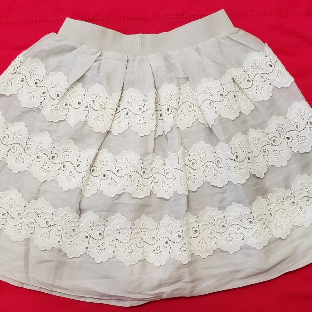 Leifsdottir Grey A-line/Flare Skirt